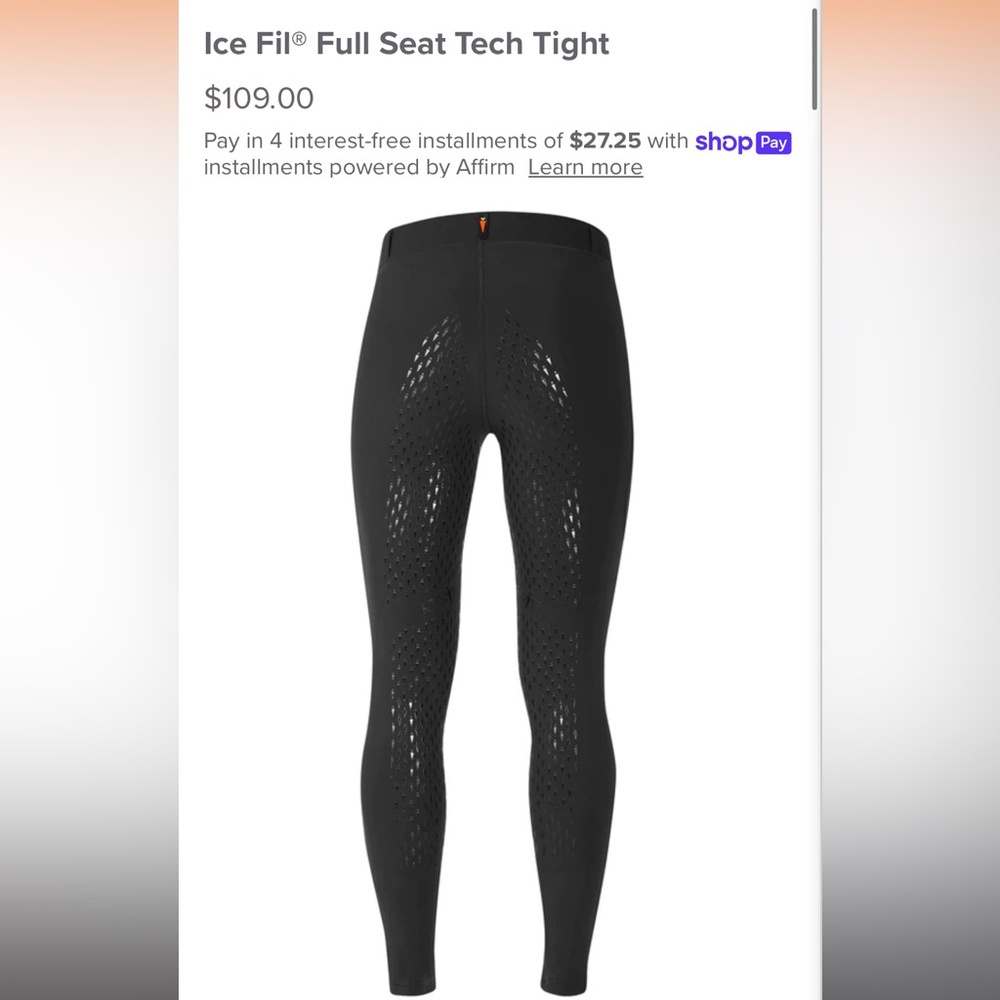 Ice Fil Full Seat Tech Tight Kerrits
